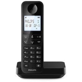 Ασύρματο Τηλέφωνο Philips D2701B/GRS - Μαύρο
