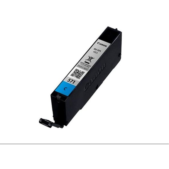 Canon CLI-571 Κυανό Μελάνι Εκτυπωτή 0386C001 image 1
