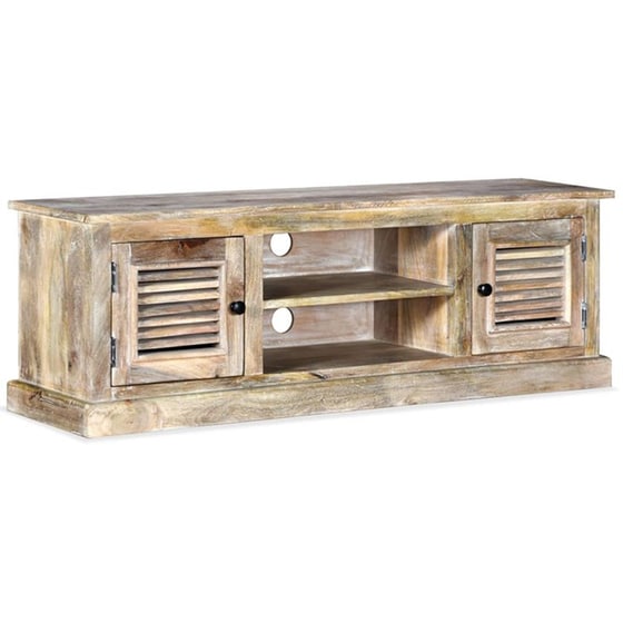 Έπιπλο Τηλεόρασης VidaXL από Ξύλο 120x30x40cm - Kαφε image 7