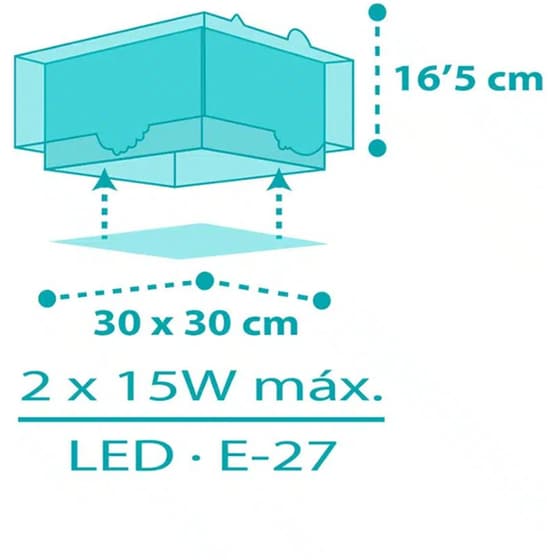 Παιδικό Φωτιστικό Οροφής Ango Happy Jungle Πλαφονιέρα 63316 image 4