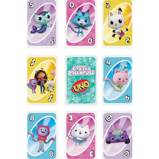 UNO Junior Gabby's Dollhouse Επιτραπέζιο (Mattel) image 5