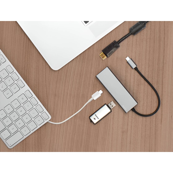 Docking Station Hama 200107 4-Port USB 3.2 συμβατό με USB-C image 2