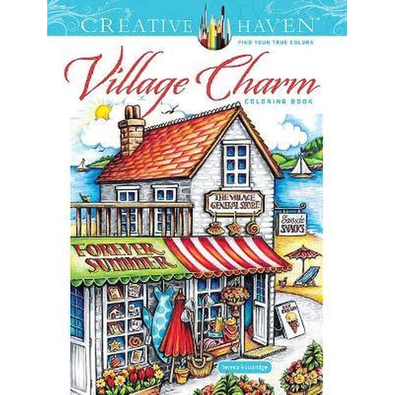 Creative Haven Village Charm Coloring Book image 0