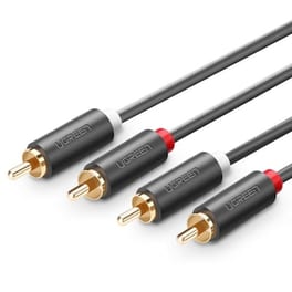 Ugreen Stereo 2rca Audio Video Cable Cinch 5m Gray 10520