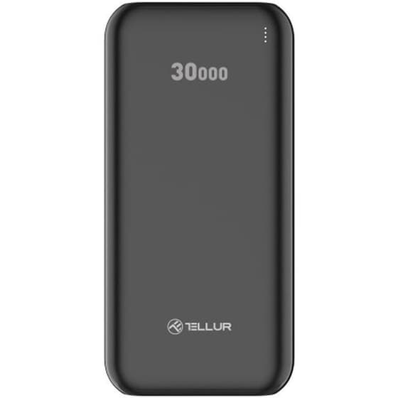 Powerbank Tellur PBC303 30.000mAh - Μαύρο image 0