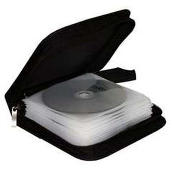 MediaRange θήκη CD/DVD Wallet 24 θέσεων - Μαύρο image 1