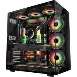 Κουτί Desktop Inter-tech C-701 Panorama Full-Tower - Μαύρο