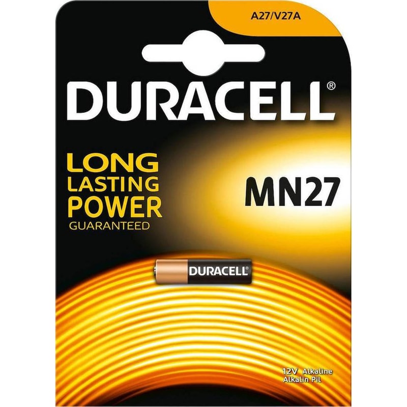 Μπαταρία Αλκαλική Duracell A27 1.2 V 1 τεμάχιο
