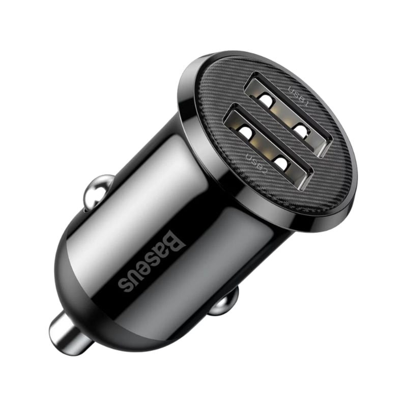 BASEUS Φορτιστής Αυτοκινήτου Baseus Grain Pro - Μαύρο