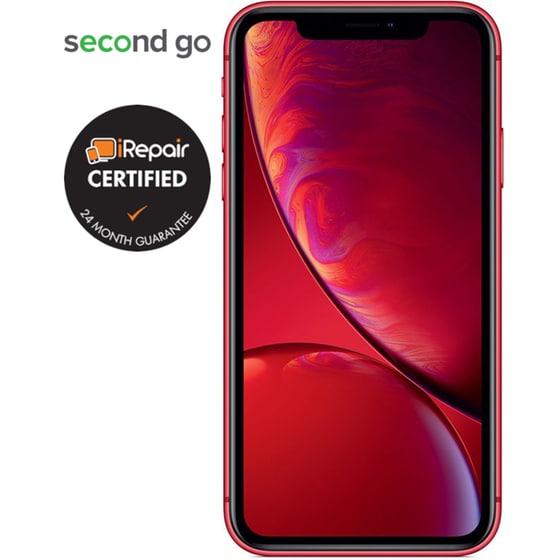 Μεταχειρισμένο Apple iPhone XR 128GB Product Red second go Certified by iRepair image 2