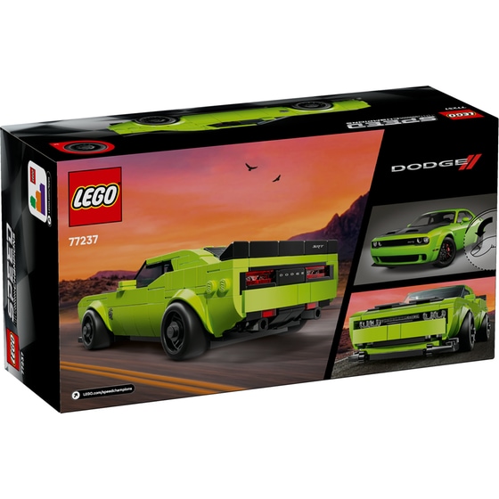 LEGO® Speed Champions Dodge Challenger SRT Hellcat Sports Car (77237) image 2