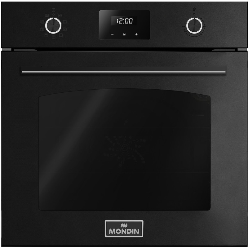 MONDIN MONDIN FM61RE09ROO 73 Lt Μαύρο Εντοιχιζόμενος Φούρνος Άνω Πάγκου