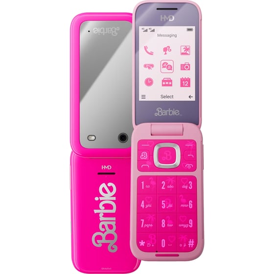 HMD Barbie Phone 4G Dual Sim - Power Pink image 0
