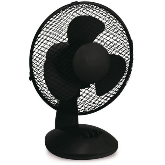 Eurolamp 300-20507 Επιτραπέζιος Ανεμιστήρας 25W 27cm Μαύρο image 0