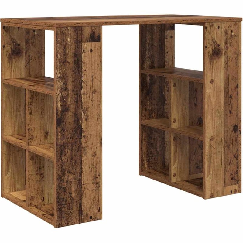 Γραφείο VidaXL από Επεξεργασμένο Ξύλο 90x50x75 cm - Παλιό Ξύλο