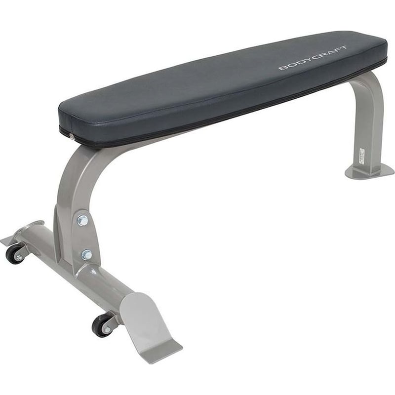 BODYCRAFT Οριζόντιος Πάγκος Γυμναστικής Bodycraft F600 122x72x44.5cm - Μαύρο/ Γκρι