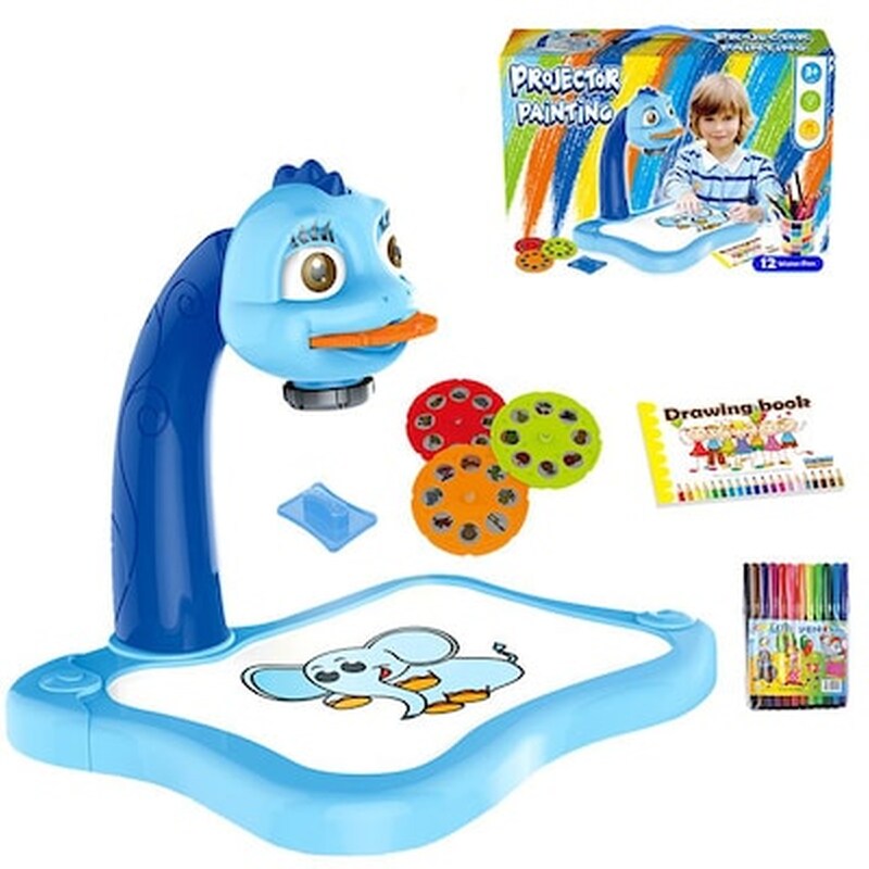 Ζωγραφικη Και Προτζεκτορας Μπαταριας 38x25cm Toymarkt 88674