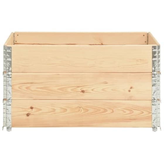 Vidaxl Παρτέρια Υπερυψωμένα 3 Τεμ. 50x100 Εκ. Από Μασίφ Ξύλο Πεύκου image 2