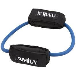 Λάστιχο Γυμναστικής Amila Ankle Tube Πολύ Σκληρό - Μπλε