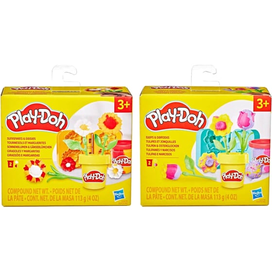 Hasbro Play-Doh Lil Flowers 2 Σχέδια 2 Τμχ - Τυχαία Επιλογή Σχεδίου (G2476 / G2479) image 0