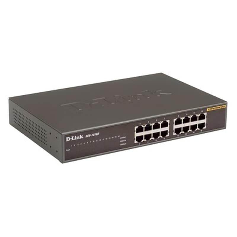 D-Link DES-1016D/E Network Switch Unmanaged Fast Ethernet (100 Mbps) D-LINK