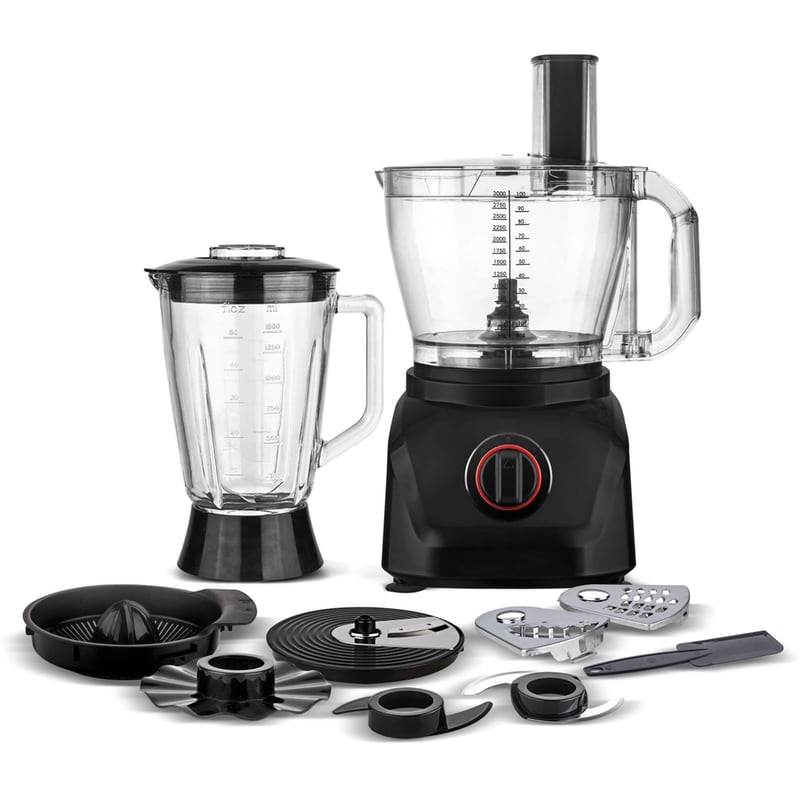 Πολυμίξερ TURBOTRONIC TT-FP900 900 W 3 L Μαύρο