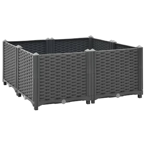 Vidaxl Ζαρντινιέρα 80 X 80 X 38 Εκ. Από Πολυπροπυλένιο image 2