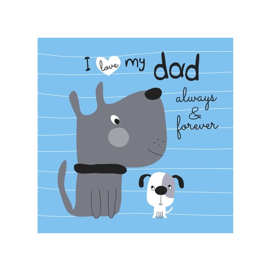 Ευχετήρια Κάρτα 12 Εποχές I Love My Dad Happy Cards image 0