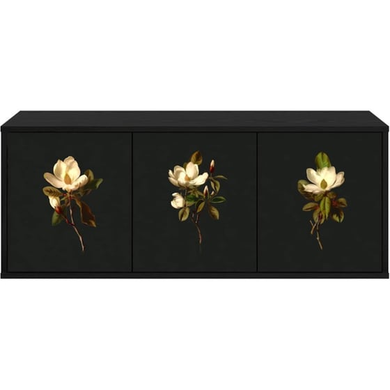 Έπιπλο Τηλεόρασης VidaXL BREMEN Επιτοίχιο 102 x 33 x 40 cm - Μαύρη Δρυς image 2