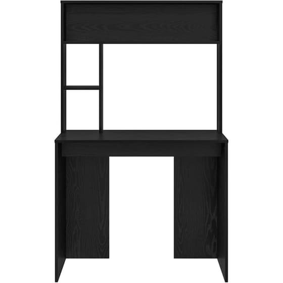 Γραφείο VidaXL από Επεξεργασμένο Ξύλο 91x50x149 cm - Μαύρη Οξιά image 3