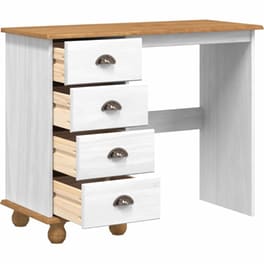 Γραφείο Γραφής VidaXL Askim με Συρτάρι 95x40x75 cm - Λευκό