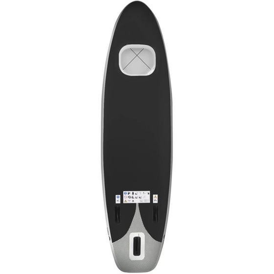 Φουσκωτή Σανίδα SUP VidaXL 330x76 cm - Μαύρη image 3