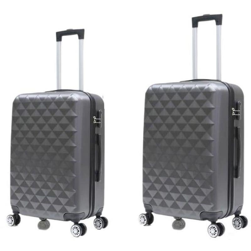 TRAVELEO Σετ Βαλίτσες Ταξιδίου 2 Τμχ Traveleo Γκρι