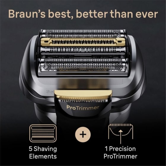 Ξυριστική Μηχανή BRAUN Series 9 Pro+ 9519s με Θήκη image 4