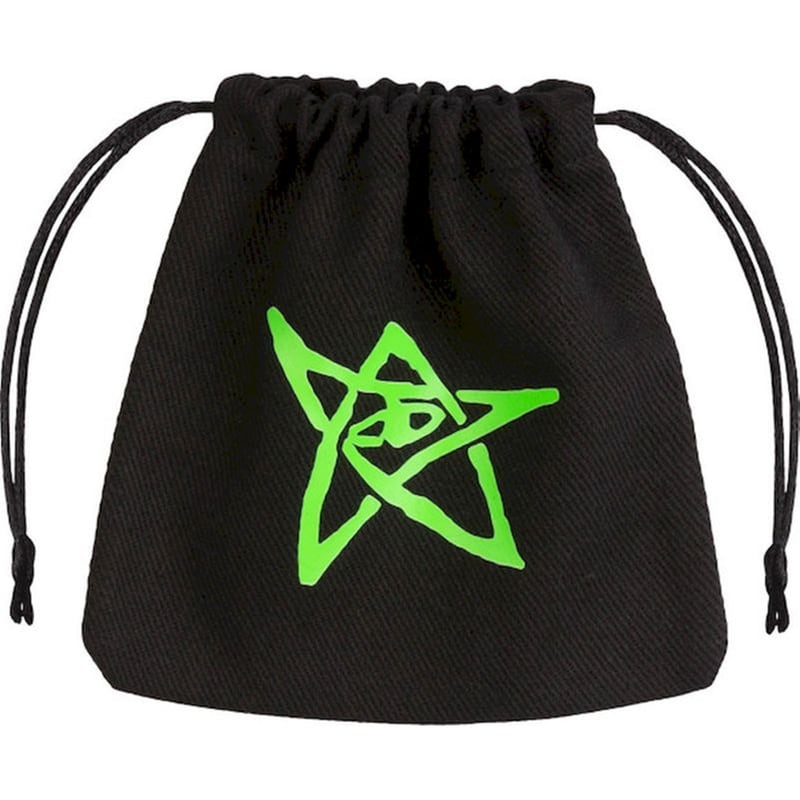 Q-WORKSHOP Θήκη Ζαριών Call of Cthulhu Black and Green Dice Bag