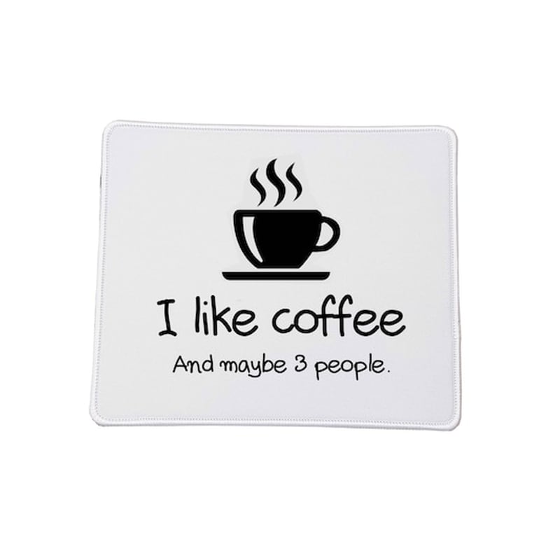 OEM Mousepad Αστείο Χιουμοριστικό I Like Coffee No2 Βάση Για Το Ποντίκι Καφές Ορθογώνιο 23x20cm