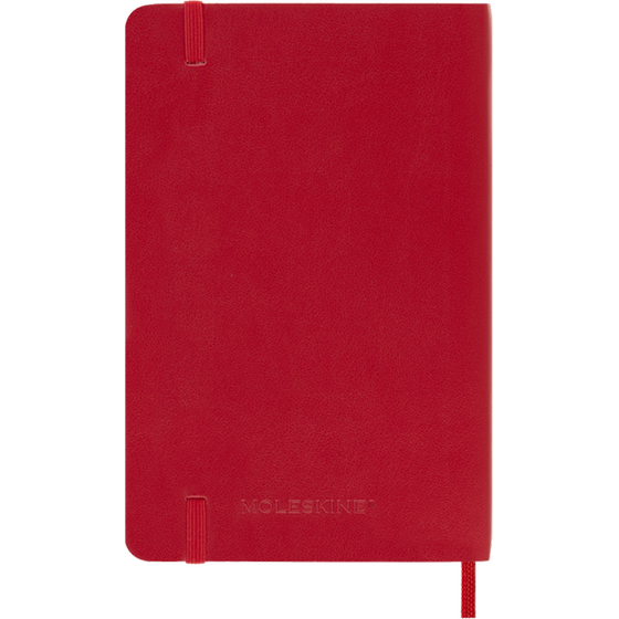 Ημερολόγιο Ημερήσιο 2027 Moleskine 12M Pocket Soft Cover Κόκκινο image 5