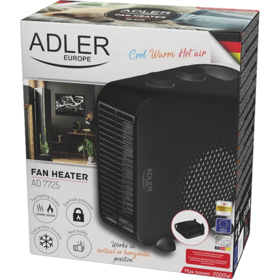 Αερόθερμο Δαπέδου ADLER AD 7725b 2000W image 7