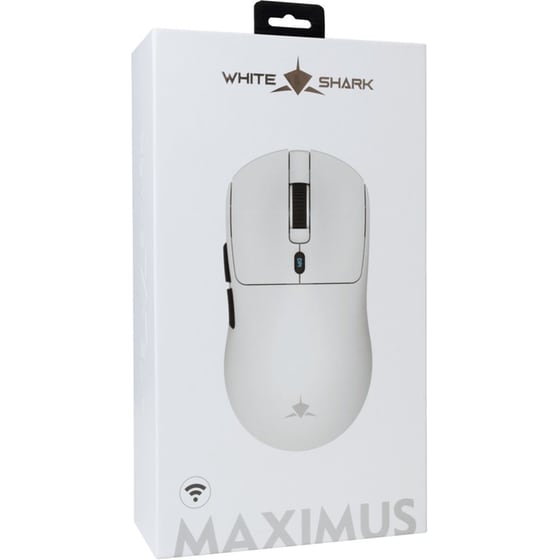 White Shark Maximus Gaming Ασύρματο Ποντίκι - White image 5