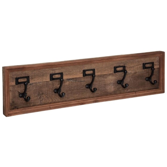 Κρεμάστρα Τοίχου Spitishop A-s Wood 179473 Ξύλινο 82.5x3.5x20.7cm - Φυσικό image 0