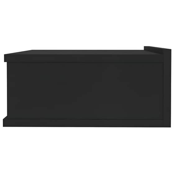 Κομοδίνο Vidaxl Κρεμαστό Από Μοριοσανίδα 40x30x15 cm  - Μαύρο image 2