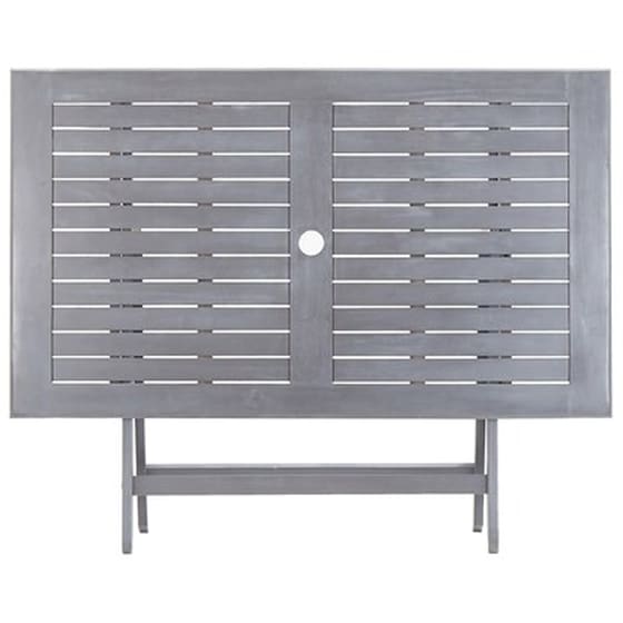 Vidaxl Σετ Τραπεζαρίας Κήπου 5 Τεμαχίων Γκρι Από Μασίφ Ξύλο Ακακίας image 5