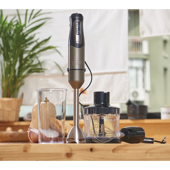 Σετ Ραβδομπλέντερ BLACK & DECKER BXHBA1200E 1200 W Inox image 1