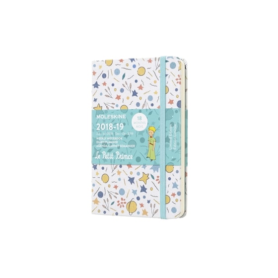 Ημερολόγιο Moleskine 2018-2019 Ακαδημαϊκό Εβδομαδιαίο Prince Λευκό image 0