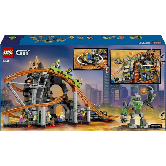 LEGO® City Λούνα Παρκ Lava Land με Ρόλερ Κόστερ (60501) image 8