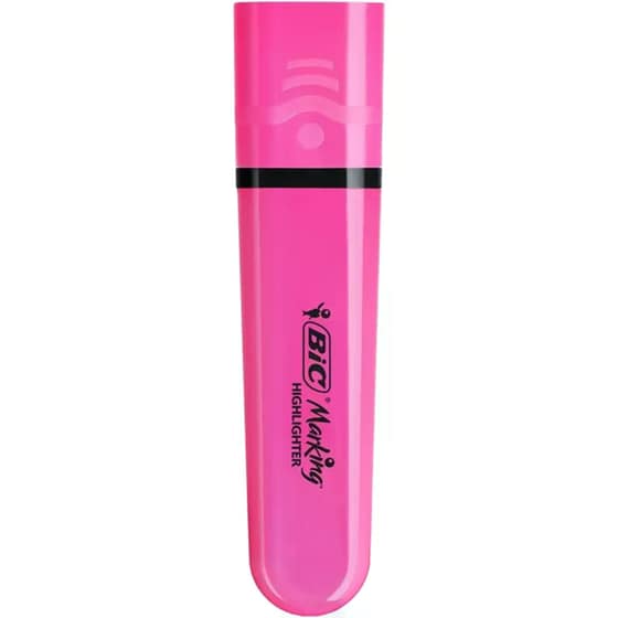 Μαρκαδόρος Υπογράμμισης Bic Flat Pink Neon Φούξια 1.2 mm image 0