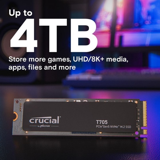 Εσωτερικός Σκληρός Δίσκος SSD Crucial T705 2TB M.2 NVMe PCI Express 5.0 image 5