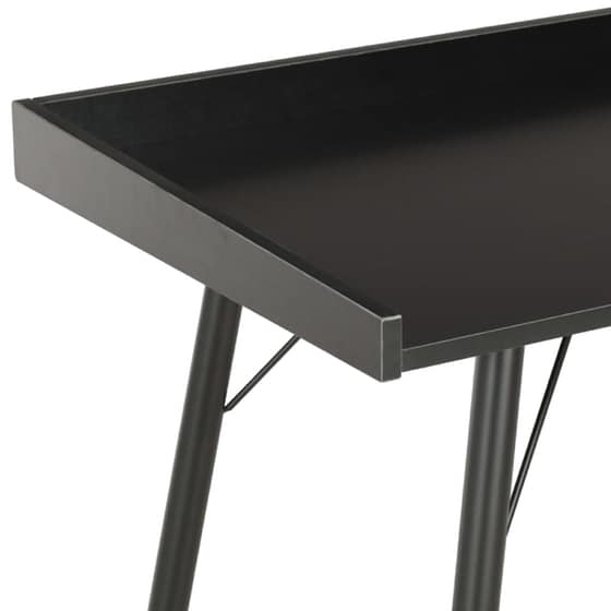 Γραφείο Μελέτης VidaXL από Μοριοσανίδα 90x50cm - Μαύρο image 3