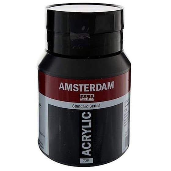 Talens Amsterdam Ακρυλικό Χρώμα 735 Oxide Black 500ml image 0