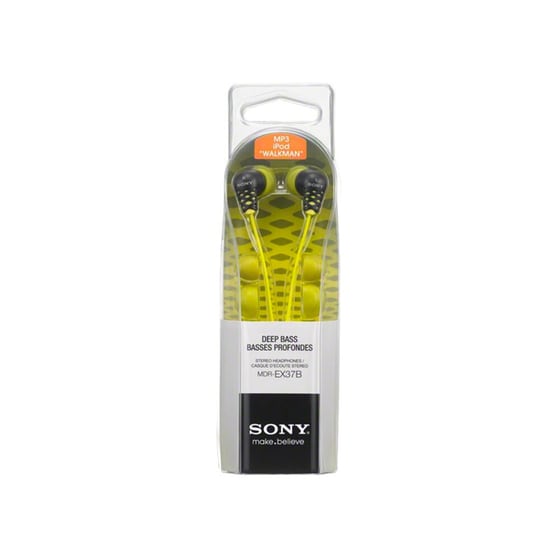 Ακουστικά Sony Κίτρινο MDR-EX37BY image 1